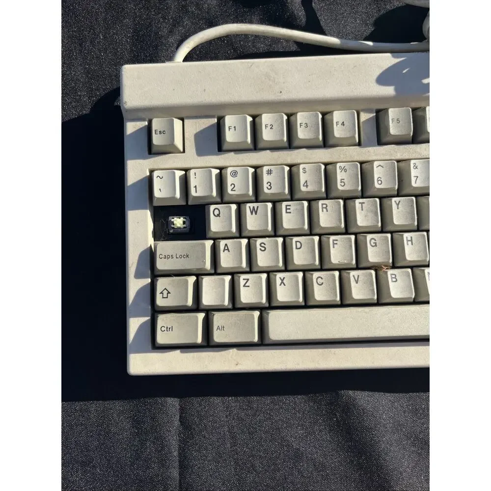 Vintage QX-101 Mechanical Keyboard Model QX-101 PS/2 Beige Keyboard Parts